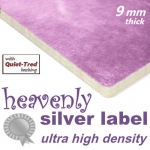 HEAVENLY SILVER Ultra High Density 9mm Carpet Underlay